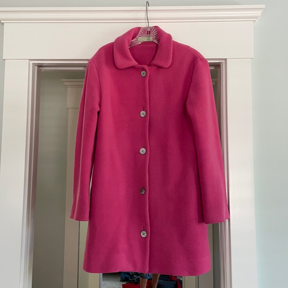 24 Shades of Green custom wool coat,size 4